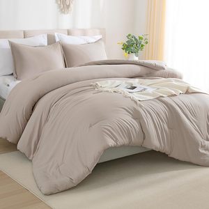 <span class=keywords><strong>Comforter</strong></span> thiết lập 7 miếng giường trong một túi Cal Vua giường <span class=keywords><strong>Comforter</strong></span> Bộ bột yến mạch mùa hè rắn mềm nhẹ <span class=keywords><strong>Comforter</strong></span> - Product Image 4