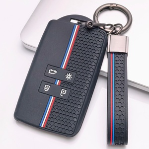 Housse de clé de voiture en silicone compatible avec Renault, convient aux Renault Koleos <span class=keywords><strong>Kadjar</strong></span> Megane Talisman Captur Espace <span class=keywords><strong>Arkana</strong></span> Scenic - Product Image 5