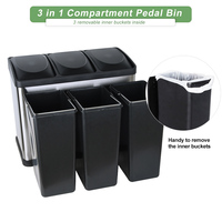 Poubelle de recyclage grande taille, nouvelle conception, personnalisable, base antidérapante, économique