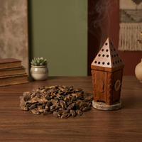 Sanai Tahlil Safa N° 90 Accessoire en bois naturel pour diffuseur d'huiles essentielles, artisanat d'aromathérapie, décoration parfumée