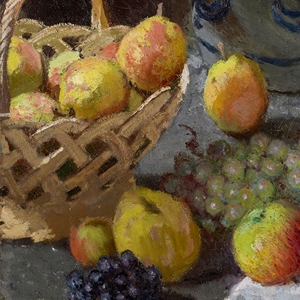 Reproduction de niveau muséale du tableau de Claude Monet « Nature morte aux fleurs et aux fruits », impression haute résolution 300 dpi, écologique et résistante aux UV - Product Image 4