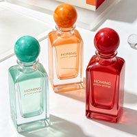 Flacons de parfum transparents personnalisables de luxe 85 ml, très demandés, disponibles avec bouchons et boîtes d'emballage