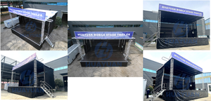 Semi-remorque de scène mobile S425 pour événements professionnels, scène de 9,7 m et haute résistance au vent - Product Image 3