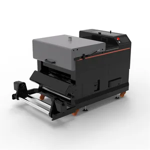 Filme de impressão de transferência de secagem zh650, de alta qualidade, máquina agitadora de pó de fundição em vinil para impressora dtf de 60 cm