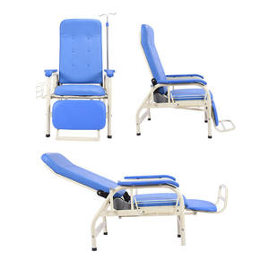 Diskon besar kursi infus baja tahan karat desain Modern Kulit sudut yang dapat disesuaikan untuk rumah sakit lokakarya kampanye darah - Product Image 6