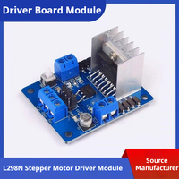 Module de commande de moteur double pont en H L298N pour Arduino, moteur pas à pas DC, robot, voiture intelligente, électronique DIY, utilisation avec microcontrôleur