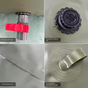 Sanipro khẩn cấp cấp thực phẩm bể nước xách tay linh hoạt có thể gập lại TPU DIESEL xăng dầu nhiên liệu bàng quang túi cho xe hơi xe máy - Product Image 3