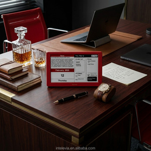 Calendrier intelligent Intelevia L2 7 pouces à écran E-Paper pour <span class=keywords><strong>les</strong></span> professionnels <span class=keywords><strong>de</strong></span> bureau |   Horloge mondiale <span class=keywords><strong>de</strong></span> nouvelles en temps réel avec synchronisation des fuseaux horaires par WiFi pour bureau - Product Image 5