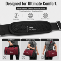 Sac de sport et de voyage multifonctionnel, grande capacité, respirant, imperméable, avec bandoulière réglable