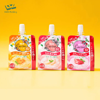 Pochettes Doypack Personnalisées Imprimées avec Bec Verseur pour Boissons et Jus, Réutilisables, pour Aliments, Emballage Liquide en Plastique avec Bec Verseur