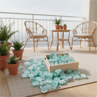 Tuiles de Mahjong Américaines Personnalisées à Haute Esthétique, en Acrylique Cristallin, Toucher Lisse, Portables et Écologiques pour la Maison