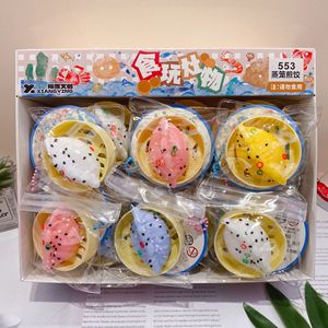 Juguete Sensorial Antiestrés de Cristal Suave y Blandito con Forma de Mini Dumpling y Panecillo, Juego de Juguetes para Apretar - Product Image 6