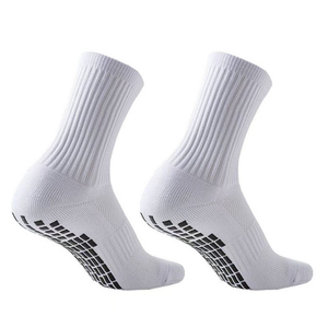 Adult Youth Spandex/Nylon Breathable Crew Thick Cushion Non-Slip Soccer Football <b>Running</b> Sports <b>Socks</b> for Daily Training - Product Image 1