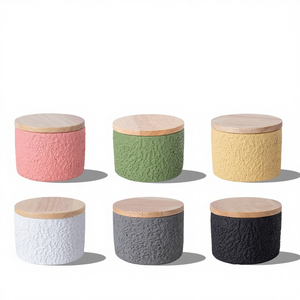 Современная роскошная урна ручной работы из влагостойкого цемента для домашних животных (собак, кошек) – мемориальные принадлежности для похорон и хранения праха после кремации - Product Image 2