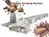 Barre de céréales au chocolat de haute qualité faisant la machine d'enrobage de biscuits d'enrobage de chocolat de collation