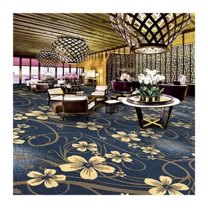 定制图案现代设计地毯美丽图案豪华印花酒店地毯酒店客房墙到墙地毯
