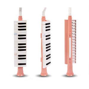 Melódica de Plástico Portátil de 27 Teclas, <span class=keywords><strong>Instrumento</strong></span> <span class=keywords><strong>Musical</strong></span> Infantil, Color Azul y Rosa, <span class=keywords><strong>Precio</strong></span> de Proveedor - Product Image 1