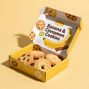 Caja de Correo Personalizada con Diseño Impreso, Papel de Grado Alimenticio, Caja de Cartón Corrugado <span class=keywords><strong>para</strong></span> Envío, Cajas de Embalaje <span class=keywords><strong>para</strong></span> Galletas - Product Image 4