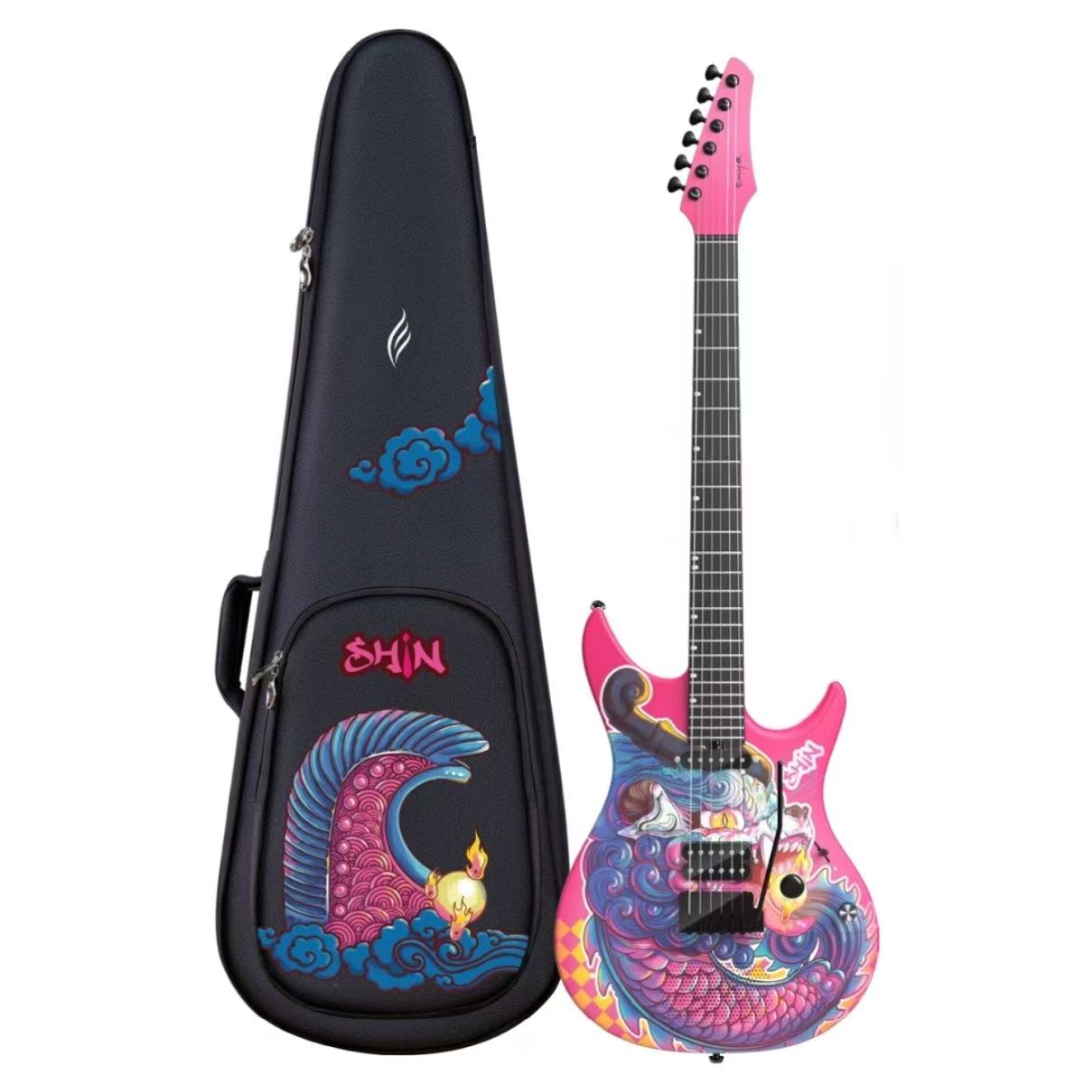 enya INSPIRE ギター Enya Inspire: Carbon Fiber Super Strat Smart Guitar