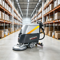 Nouvelle autolaveuse autotractée TWS-530 24V à batterie, brosse de 530 mm, raclette de 830 mm, garantie 3 ans, espace de rangement pour le matériel