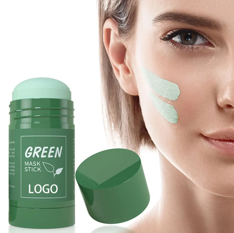 Nieuwe Aankomst Outlet Lui Matcha Groene Thee Gezicht Zuiverende Hydraterende Groene Thee Klei Masker Stok