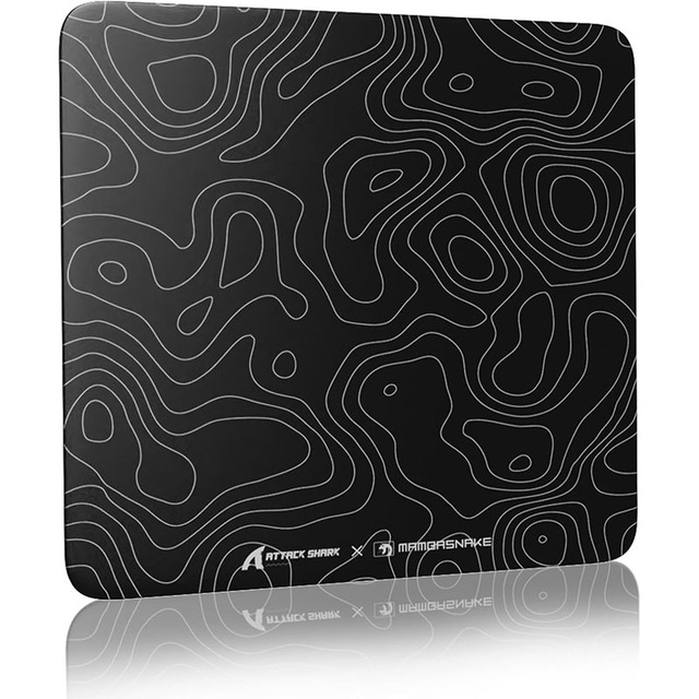 Original  ATTACK SHARK CM05 Glass Gaming Mouse Pad Nano-Textured Glass Surface with Improved Precision and Speed for FPS/MOBA