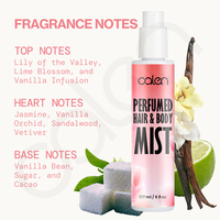 Brume corporelle Luxfum 177 ml, parfum capillaire longue durée à tenue forte pour femme avec ingrédients végétaux, marque privée