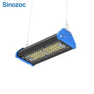 Sinozoc 50w 100w 150w 200w 300w 400w LED Linear High Bay Light With 5 Years Warranty And 130lm/w High Light Efficiency