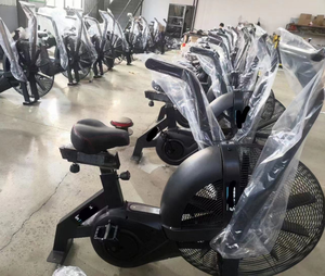 <span class=keywords><strong>จักรยานออกกำลังกาย</strong></span>แบบมีพัดลมต้านลม รุ่น Air Bike NO.2 สำหรับยิมและใช้งานเชิงพาณิชย์ อุปกรณ์ออกกำลังกายในร่ม <span class=keywords><strong>จักรยานออกกำลังกาย</strong></span>แบบ Erg พร้อมมอเตอร์ - Product Image 6