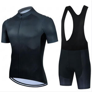 Conjunto de Jersey y pantalones cortos de ciclismo para hombre de alta calidad, diseño de ciclistas de bicicleta <span class=keywords><strong>Biken</strong></span>, uniforme de ciclismo transpirable de secado rápido - Product Image 2