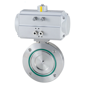 Vanne à vide haute pression à commande pneumatique de type ISO-F DN40-DN300 LY-GIQ, garantissant des performances optimales en applications sous vide. - Product Image 2