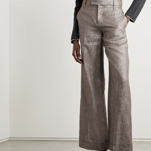 <span class=keywords><strong>Pantaloni</strong></span> larghi in <span class=keywords><strong>lino</strong></span> di alta qualità personalizzati <span class=keywords><strong>pantaloni</strong></span> larghi in <span class=keywords><strong>lino</strong></span> Casual da <span class=keywords><strong>donna</strong></span> - Product Image 2