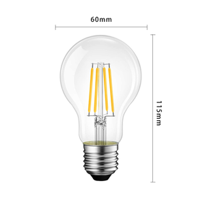 Lampadine <span class=keywords><strong>E27</strong></span> e A60 a LED Edison 220 rétro cristallo Vintage lampada a candela con coda di trazione per basi B22 e E26 - Product Image 2
