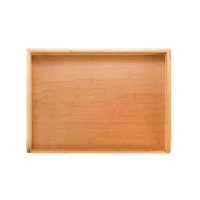 Plateau de nourriture Portable de haute qualité plateau de collation en bois Table pratique plateau en bois pliant avec pieds pliants