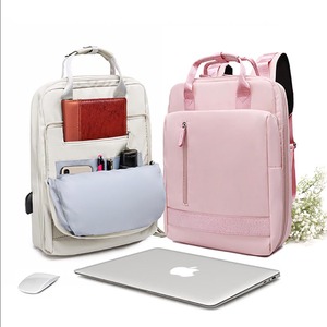 Custom LOGO Wholesale Girls <b>Women</b> <b>Laptop</b> <b>Backpack</b> Bags High Quality Trip Travel <b>Laptop</b> <b>Backpack</b> Bag With USB - Product Image 2