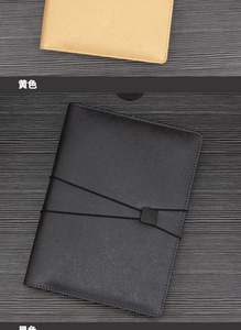 Cuaderno de diario de tapa dura gruesa con hojas sueltas, batería externa y pantalla publicitaria MP4 para recuerdos de fiesta, ideal para eventos online. - Product Image 2
