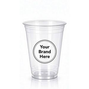 Gobelets en plastique personnalisés 16oz pour smoothies, bubble tea et boba, pour fêtes d'anniversaire et usage familial, avec couvercle et serviette - Product Image 1