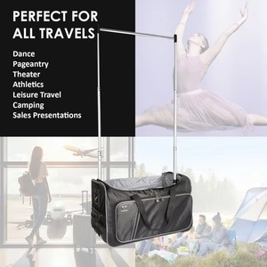 Free sample Free Rolling <b>Dance</b> <b>Costume</b> <b>Bag</b> with Hanging Cosmetics and Garment Rack Sample <b>Dance</b> <b>Bag</b> - Product Image 6