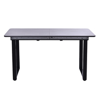 Échantillon Gratuit - Table à Manger Rectangulaire Extensible Moderne de Luxe Nordique Minimaliste en MDF pour 4, 6, 8, 10 ou 12 Personnes