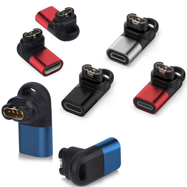 Type C/IOS/Micro USB Charger Adapter for Garmin Fenix 7/6/5 Instinct 2S Venu 2 Plus EPIX Watch-Smart Watch Power Cable Connector