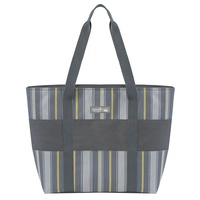 Moderne Isolierte Wiederverwendbare Weiche Faltbare Einkaufstasche mit Tragegriff Waschbare Polyester-Kühltasche für Picknicks