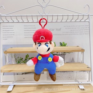 Porte-clés pendentif en peluche champignon de 4 pouces, motif <span class=keywords><strong>dessin</strong></span> <span class=keywords><strong>animé</strong></span>, avec rembourrage en coton PP, vente en gros - Product Image 4