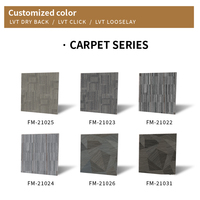 Tapis en grain de bois gaufré 3D Style OEM ODM LVT Revêtements de sol en vinyle Imperméable 2.5MM 3.0MM Décoration intérieure