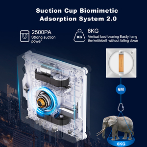 Liectroux Yw710window Cleaning Robot,double Water <b>Spray</b>,laser Sensor,home Floor Robot Vacuum <b>Cleaner</b>,app&remote Control Yw710 - Product Image 6