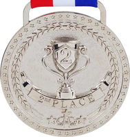 Médaille en métal plaqué or en alliage de zinc personnalisée à prix abordable