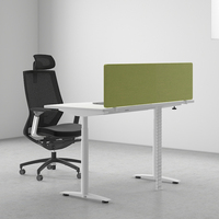 Bureau assis-debout réglable en hauteur OMNI, bureau électrique debout avec 3 réglages de mémoire pour poste de travail de taille exécutive