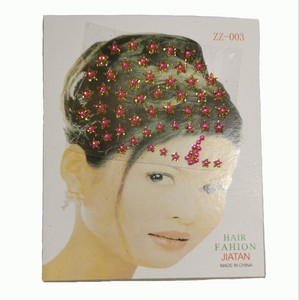 Adesivo per capelli con strass di nuova moda per le donne adesivo decorativo per il viso - Product Image 2