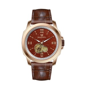De alta calidad de piedras preciosas de moda Dial esqueleto hombre reloj mecánico automático - Product Image 3