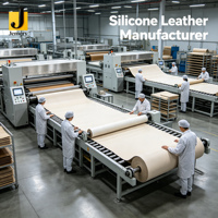 Jemery Silicone Silicone Cuir Métallique Imperméable Occultant Décoration Automobile Fabricant Fournisseur Direct Usine Matériau en Rouleau OEM ODM