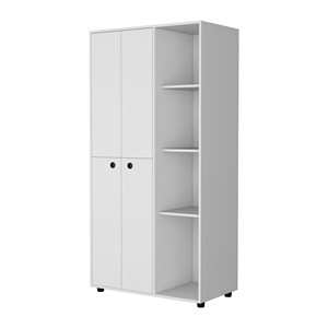 HMS 35 cassettiera bianco fatto a mano Design moderno in acciaio inox MDF solido camera da letto mobili di stoccaggio per soggiorno camera da letto - Product Image 1